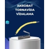 12’li Akrobat Bits Vidalama Seti Esnek Uç Çok Yönlü Kullanım