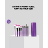 12’li Profesyonel Makyaj Fırça Seti Ultra Yumuşak Sen Kıllı
