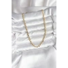 14K Gold Renk Kaplama Zincir Model CM Kadın Kolye - TJ-BKO10738