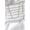 14K Gold Renk Kaplama Zincir Model CM Kadın Kolye - TJ-BKO10742