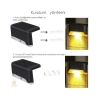16 Adet Köşebent Merdiven Veranda Solar Güneş Enerjili Bahçe Led Lamba Dekor Çok Al Az Öde