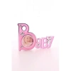 2 Adet Baby Yazılı Sevimli Mini Resim Çerçevesi Pembe