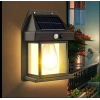 2 Adet Büyük Boy Güneş Enerjili Bahçe Led Ampul Hareket Sensörlü Bahçe Led 3 Modlu