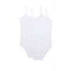 2 Adet İp Askılı Kadın Çıtçıtlı Body Beyaz