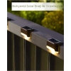 2 Adet Köşebent Merdiven Veranda Solar Güneş Enerjili Bahçe Led Lamba Dekor Bahçe Aydınlatma