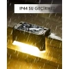 2 Adet Köşebent Merdiven Veranda Solar Güneş Enerjili Bahçe Led Lamba Dekor Bahçe Aydınlatma