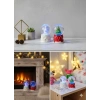 2 Adet Mini Kar Küresi 6,5 cm – Melek  & Çam Ağacı Temalı Dekoratif  Yılbaşı Noel Hediyesi