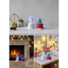 2 Adet Mini Kar Küresi 6,5 cm – Melek  & Çam Ağacı Temalı Dekoratif  Yılbaşı Noel Hediyesi