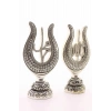 2li Gümüş Allah Muhammed Lale Lafız Orta Boy Biblo 22cm-02