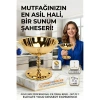 2li Profesyonel İnox Gold Paslanmaz Çelik Ayaklı Dondurma Ve Tatlı Sunum Kasesi Seti 723149