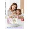 2li Set | Pipetli Kupa Kulplu Çocuk Bardağı  - Anti-Damla Kapaklı - 350 ML Alıştırma Bardağı 718282