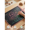 20 Inc Renkli Lcd Grafik Dijital Kalemli Çizim Tableti Yazı Tahta Not Yazma Eğitim Tableti Pembe