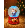 Yeni Yıl led Işıklı Hediye Torbalı Noel Baba Kar Küresi – Yılbaşı Temalı Dekoratif Süs 47