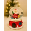 Yeni Yıl led Işıklı Sevimli Noel Baba Kar Küresi –  Yılbaşı Temalı Dekoratif Süs 47