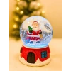 Yeni Yıl led Işıklı Sevimli Noel Baba Kar Küresi –  Yılbaşı Temalı Dekoratif Süs 47