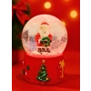 Yılbaşı Temalı LED Işıklı Kar Küresi – Noel Baba Figürlü 9 cm Orta Boy Yeni Yıl Süsü - 46