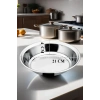 21 Cm 4 Lü Tabak Seti Paslanmaz Çelik B.caprio Design