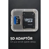 256 GB Micro SD Hafıza Kartı ve SD Adaptör