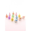3 Adet 9 Kalemli Unicorn Tasarımlı Fosforlu Kalem Set
