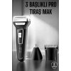 3 Başlıklı Kulak Ve Burun Tıraş Makinesi Erkeklere Özel