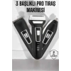 3 Başlıklı Profesyonel Tıraş Makinesi