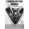 3 Başlıklı Profesyonel Tıraş Makinesi