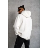 3 İplik Kapşonlu Sweatshirt hoodie - Beyaz
