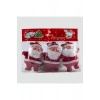 3lü Noel Baba Yılbaşı Ağaç Süsü