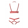 3 Parça Seksi Harness Sütyen Takım - Brf144