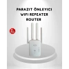 300mbps Wifi Menzil Genişletici 4 Antenli Wpa3 Güvenlikli Priz Tipi Repeater