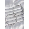 316 Çelik Gümüş Renk 63 mm Halka Model Kadın Küpe - TJ-BKP10518