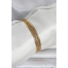 316L Çelik Gold Renk 3lü Kadın Bileklik - TJ-BB8384