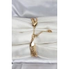 316L Çelik Gold Renk 3lü Kadın Bileklik - TJ-BB8384