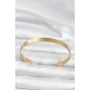 316L Çelik Gold Renk Ayetel Kürsi Yazılı Bileklik - TJ-BB8370