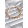 316L Çelik Gold Renk Zirkon Taşlı Kalp Model VIP Seri Kadın Bileklik - TJ-BB5847