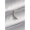 316L Çelik Gümüş Renk Çivi Model Piercing - TJ-PR1364