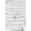 316L Çelik Zincir Gold Renk Anka Kuşu Model Kadın Kolye - TJ-BKO10879