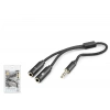 3.5Mm Mikrofon Ve Aux Ses Ayırıcı Adaptör Siyah HDX1083