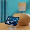 360 Derece Dönebilen Yükseltilmiş Masaüstü Ayarlanabilir Metal Tablet Standı