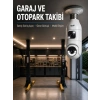 360° Ev İzleme Wi-fi Çift Lens Akıllı Ampul Kamera