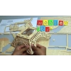 3D Ahşap Puzzle - Banyo