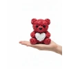 3d Baskı Kalpli Ayıcık 10cm Romantik Masaüstü Dekor