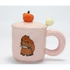 3d Capybara Desenli Porselen Kupa Bardak Alk4504