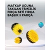 3’lü Matkap Ucu Temizlik Fırçası Seti Çok Amaçlı