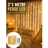 3x3 Metre Perde Led Işık – Parti Ve Bahçe Dekorasyonu Yeni Nesil