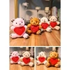 4 Adet Mini Lüx Ayıcık Kalpli Love Yazılı Hediyelik Ayıcık 11 cm x 9 cm