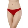 4 Adet Süper Eko Set Likralı Kadın Slip Külot Siyah Kırmızı Ten Beyaz