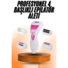 4 Başlıklı Bakım Cihazı Epilatör Tüy Alma Makinesi Topuk Törpüsü