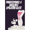 4 Başlıklı Lazer Öncesi Kısaltma Epilasyon Aleti Epilatör Çok Amaçlı