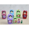 4lü Ahşap Matruşka Seti
